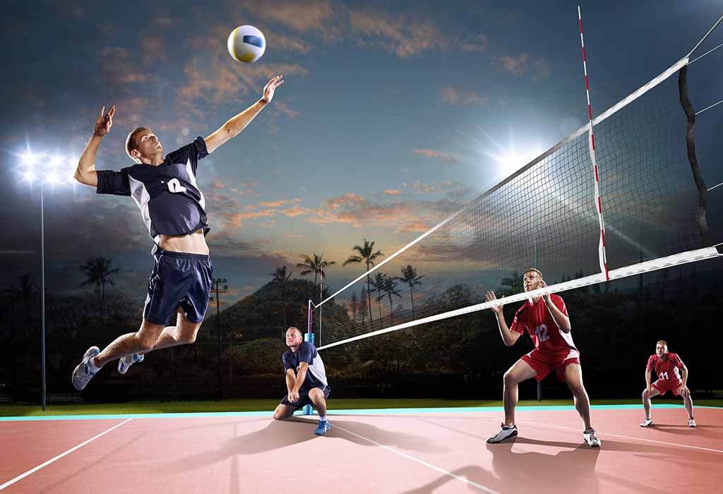 Volleyball Game in 2024