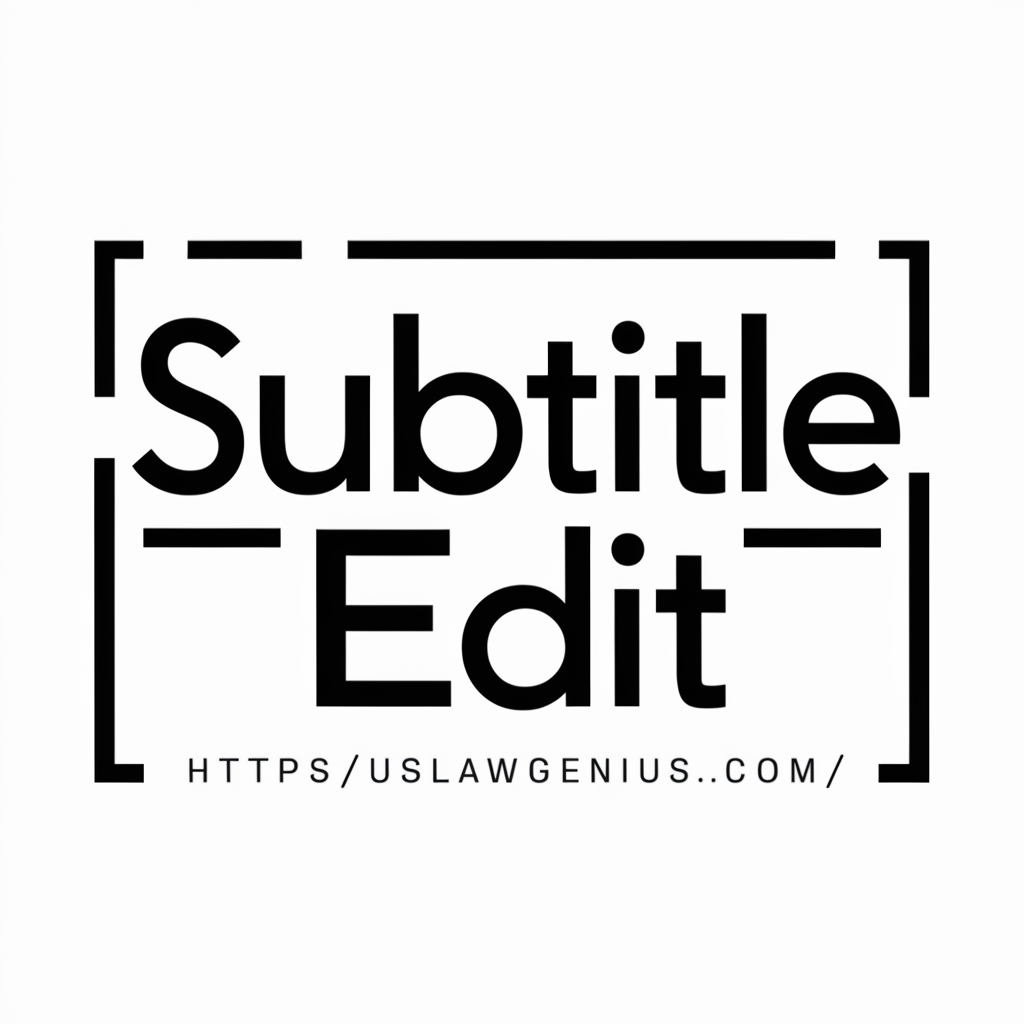 Subtitle Edit 2024 Free Download